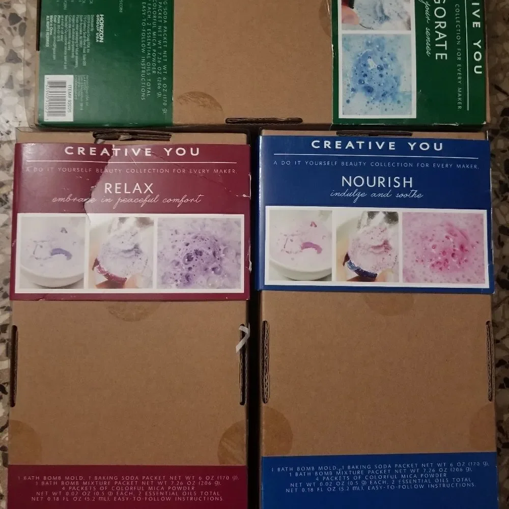 1 DIY bath bomb set